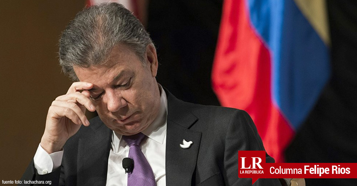 Presidente Santos "lame-duck" - Columna de Felipe Ríos en La República